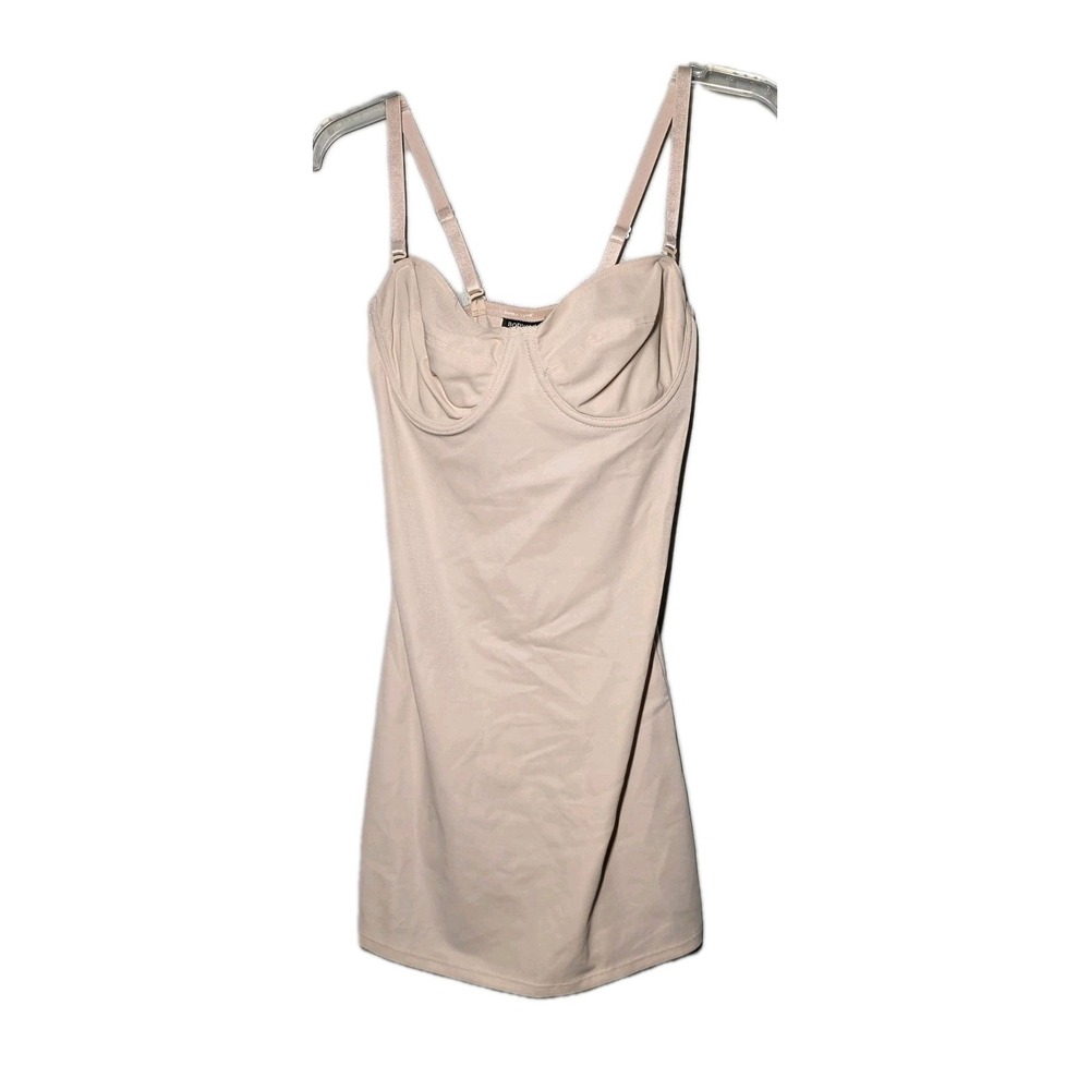 Nancy Ganz Body Slimmers Shapewear 90s Size 34C Underwire NUDE